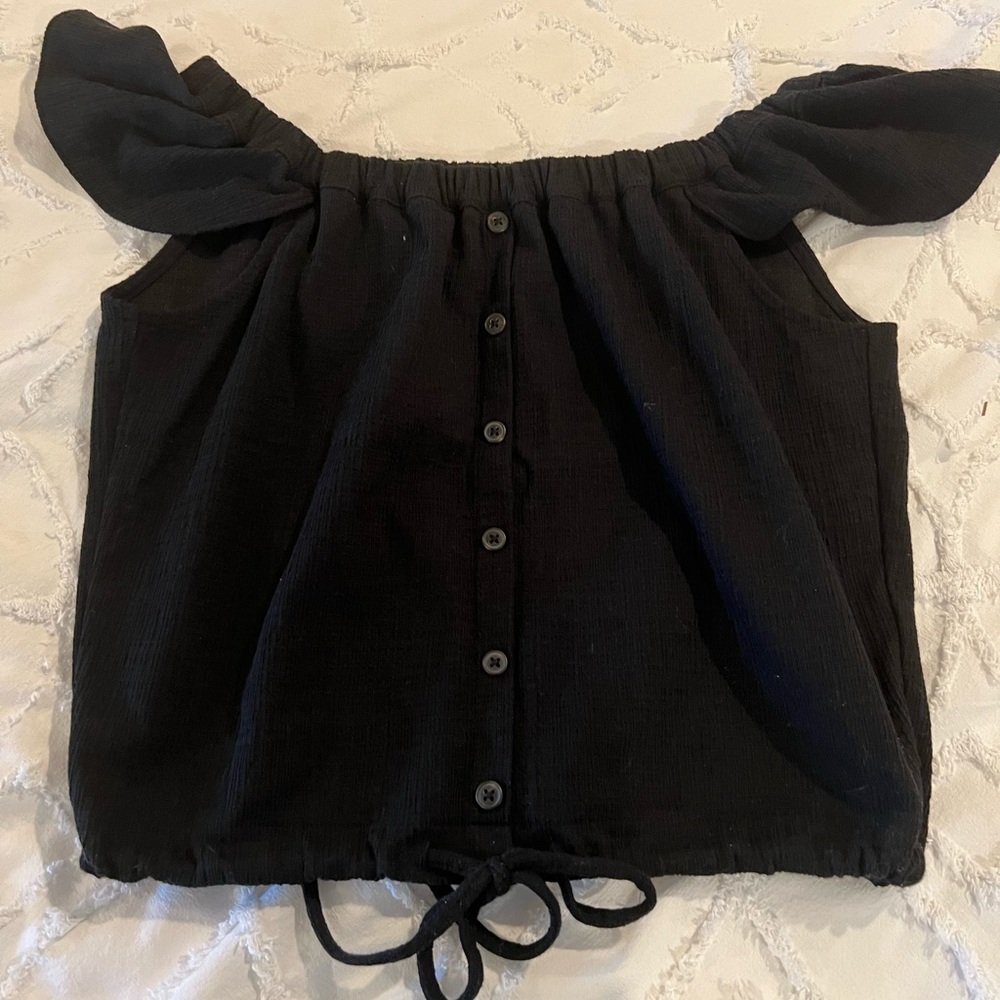 Madewell black shirt, size medium